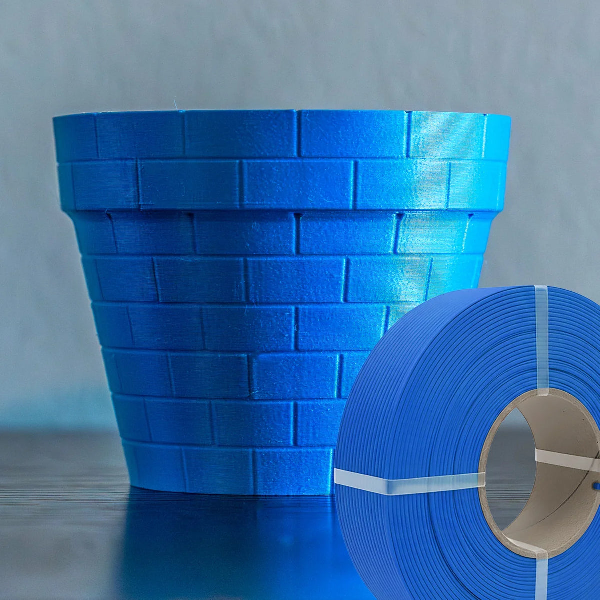 Panchroma PLA - Mat Bleu Saphir (Matte Sapphire Blue) - 1,75 mm - 1 kg - Refill