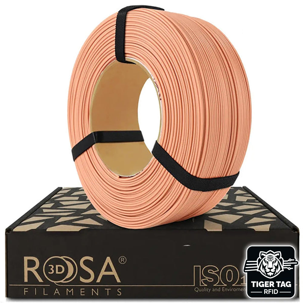 Rosa3D - PLA Starter - Peau Rose Beige (Rose Beige Skin) - 1,75 mm - 1 kg Refill avec RFID TigerTag
