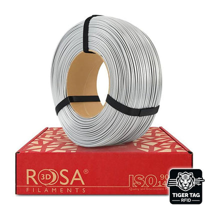 Rosa3D - ASA - Argent (Silver) - 1,75 mm - 1 kg Refill avec RFID TigerTag