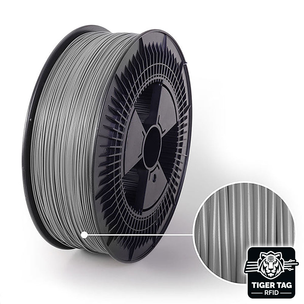 Rosa3D - PETG Standard HS - Gris (Gray) - 1,75 mm - 3 kg avec RFID TigerTag