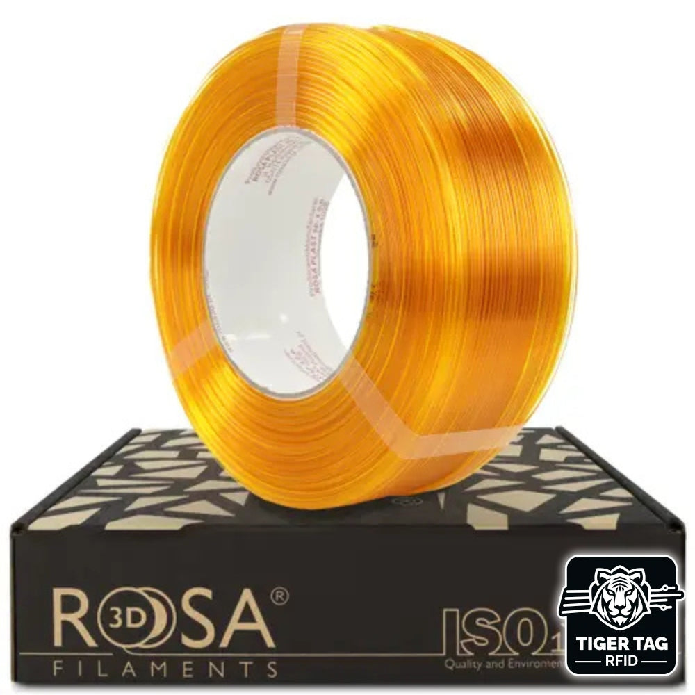 Rosa3D - PETG Standard HS - Jaune Transparent (Tr. Yellow) - 1,75 mm - 1 kg Refill RFID TigerTag