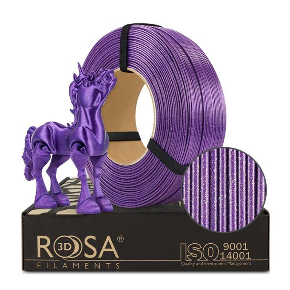 Rosa3D - PLA Galaxy - Violet - 1,75 mm - 1 kg Refill
