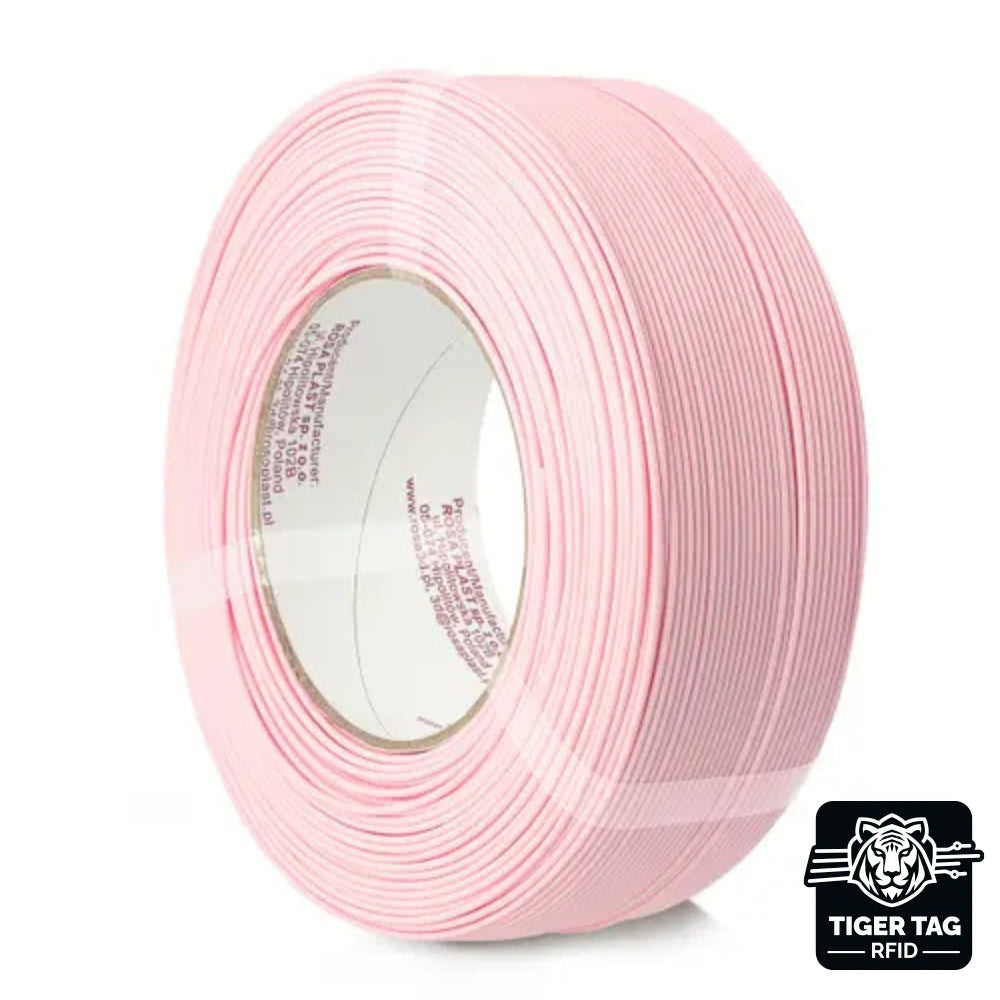 Rosa3D - PLA Starter - Rose Poudre (Powder Pink) - 1,75 mm - 1 kg Refill avec RFID TigerTag