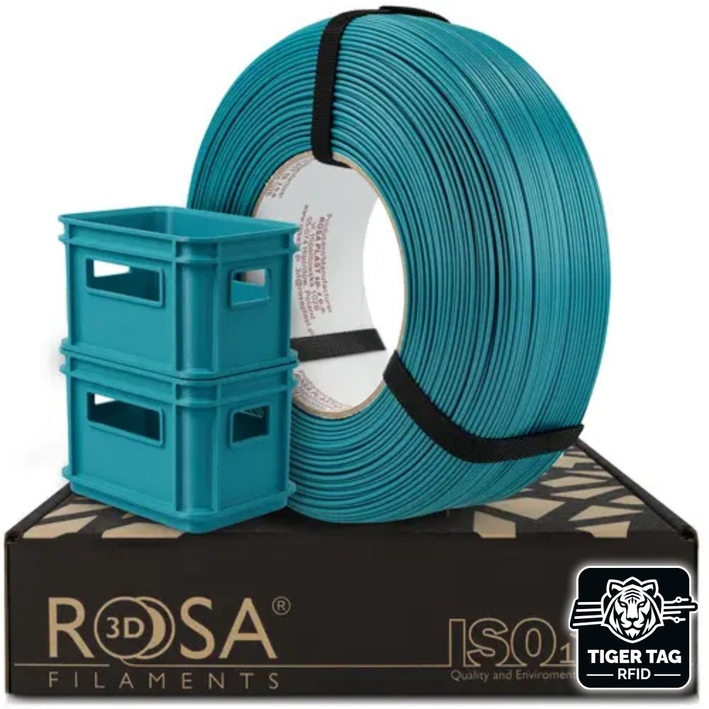 Rosa3D - ASA - Turquoise - 1,75 mm - 1 kg Refill avec RFID TigerTag