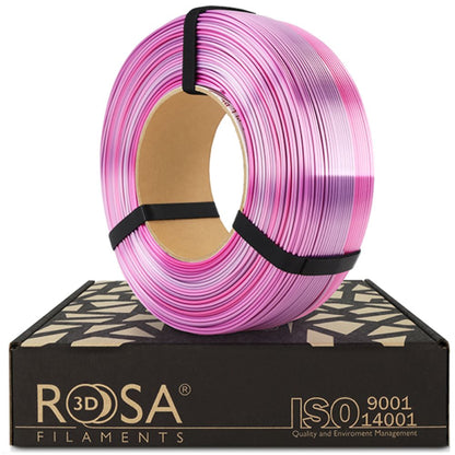Rosa3D - PLA Rainbow - Arc-en-ciel Fleur (Multicolour Silk Flower) - 1,75 mm - 1 kg Refill