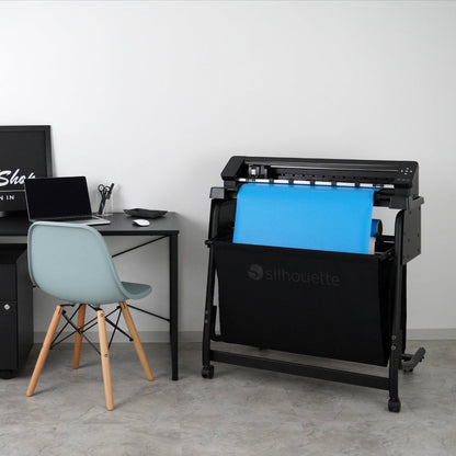 Silhouette - Cameo Pro MK-II - Pied sur Roulettes avec Panier de Réception