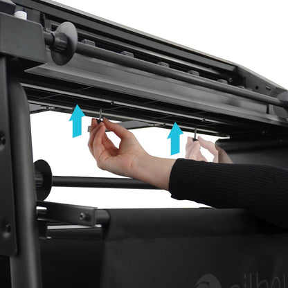 Silhouette - Cameo Pro MK-II - Pied sur Roulettes avec Panier de Réception