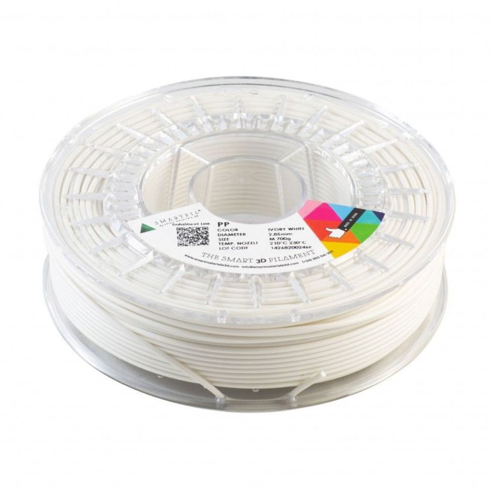 Smart Materials 3D - SmartFil PP - Blanc Ivoire (Ivory White) - 1,75 mm - 650 g