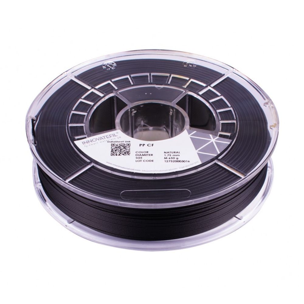 Smart Materials 3D - SmartFil PP CF - Noir (Black) - 1,75 mm - 650 g
