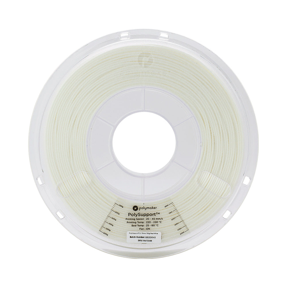 Polymaker - PolySupport - Blanc Perle (Pearl White) - 1,75 mm -  750 g