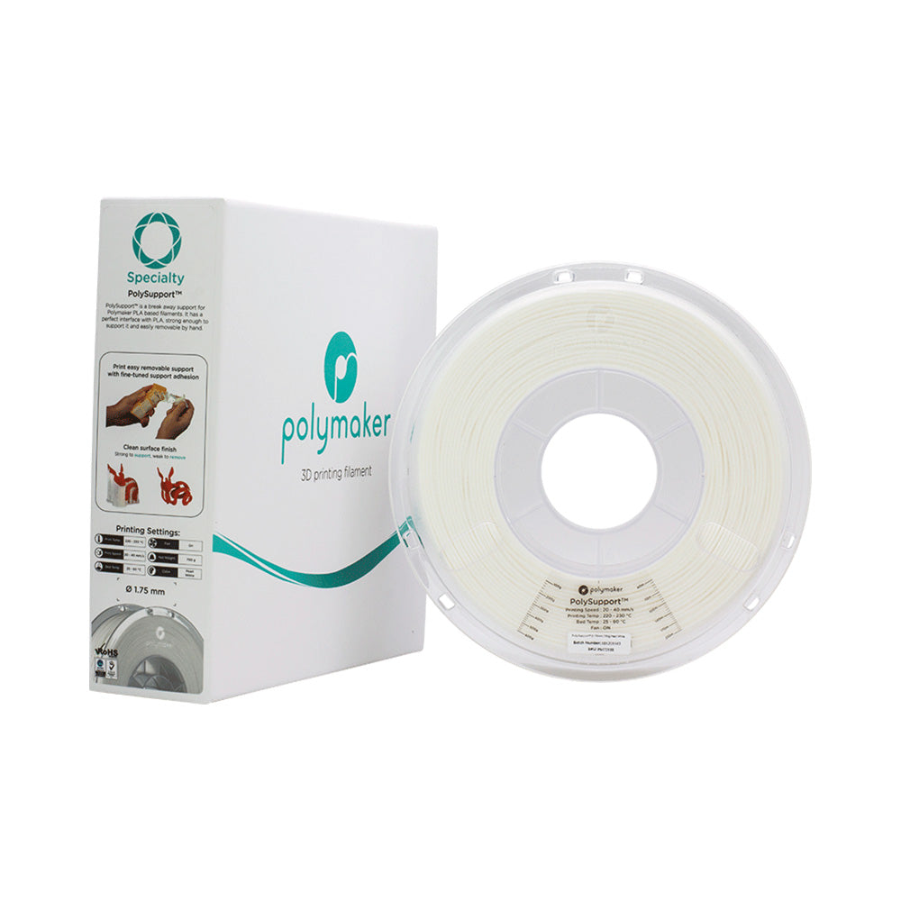 Polymaker - PolySupport - Blanc Perle (Pearl White) - 1,75 mm -  750 g