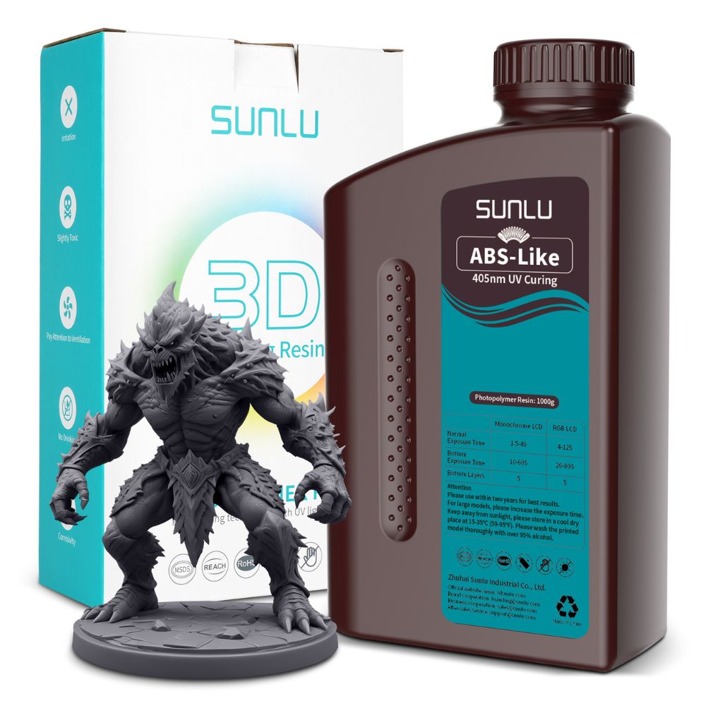 Sunlu - Résine ABS-Like - Gris Foncé (Dark Grey) - 1 kg