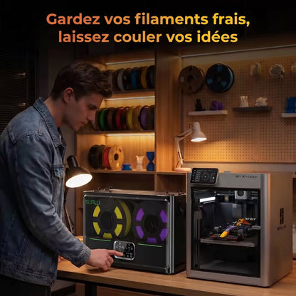 Sunlu - FilaDryer S4 Pro - Boîte de Séchage à Double Zone pour Filament (Filament Dryer)
