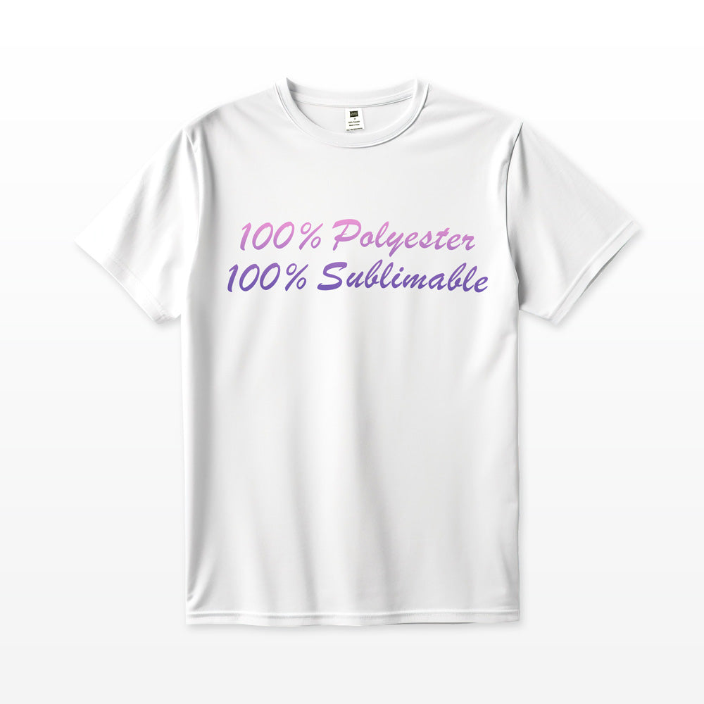 MissKraft - Sublimation - T-shirt Femme - 100% Polyester - Blanc - L