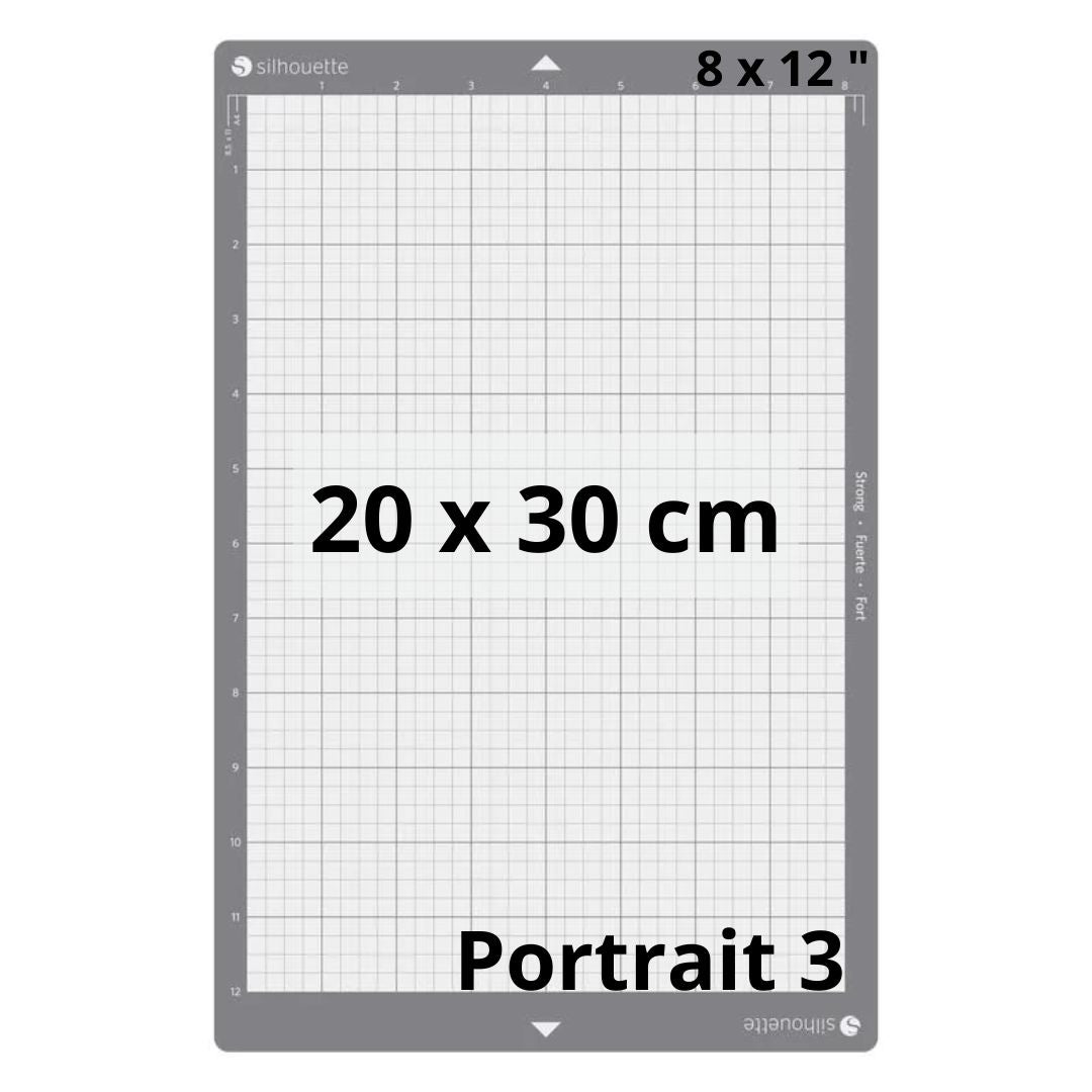 tapis de découpe ahdérence forte 20 x 30 cm silhouette atome3d