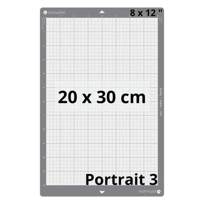 tapis de découpe ahdérence forte 20 x 30 cm silhouette atome3d