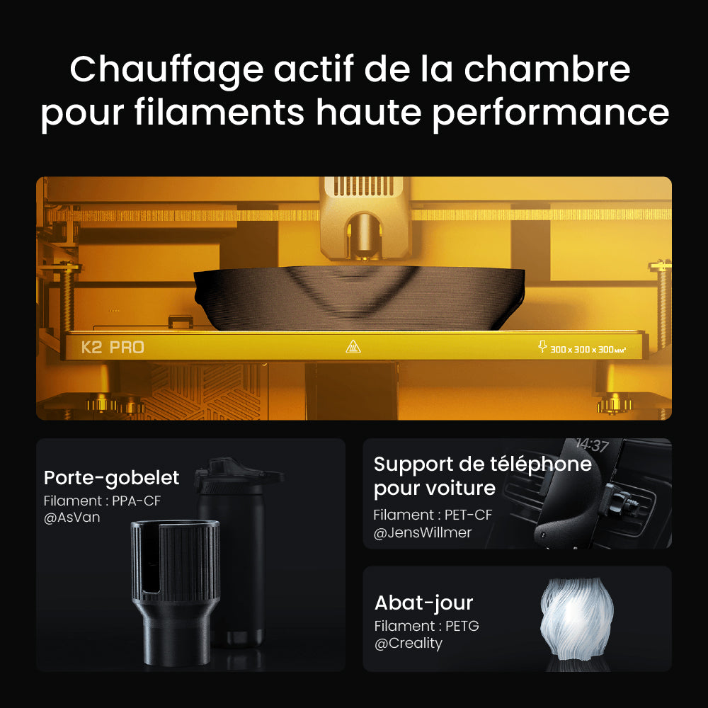 Creality - K2 Pro - Imprimante 3D FDM Grand Format