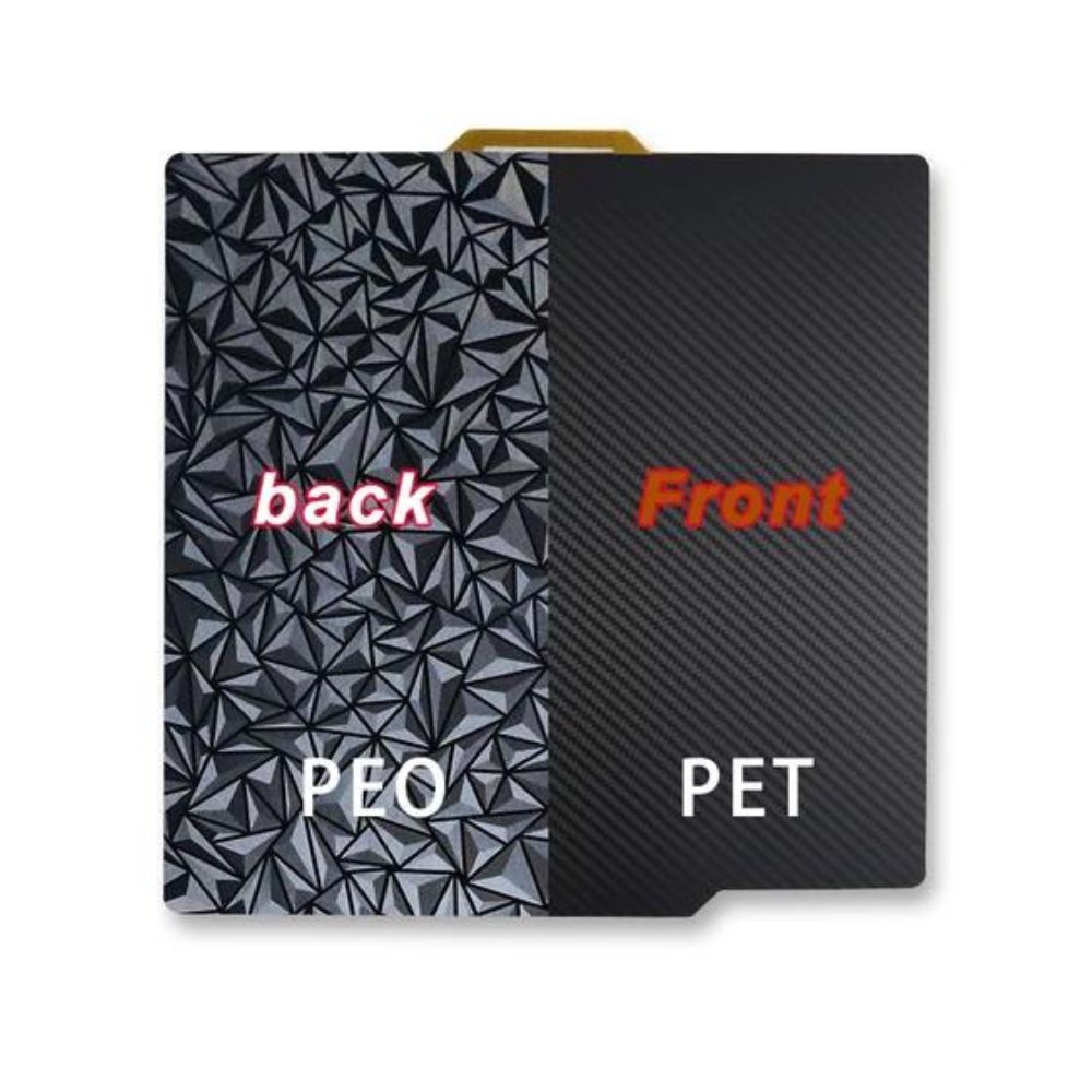 (Retiré le 27/08/2026) Ziflex - Plateau d'Impression pour Bambu Lab Séries X1/X2/P1/P2/A1 - Big PEO & Fibre de Carbon PET Smoo
