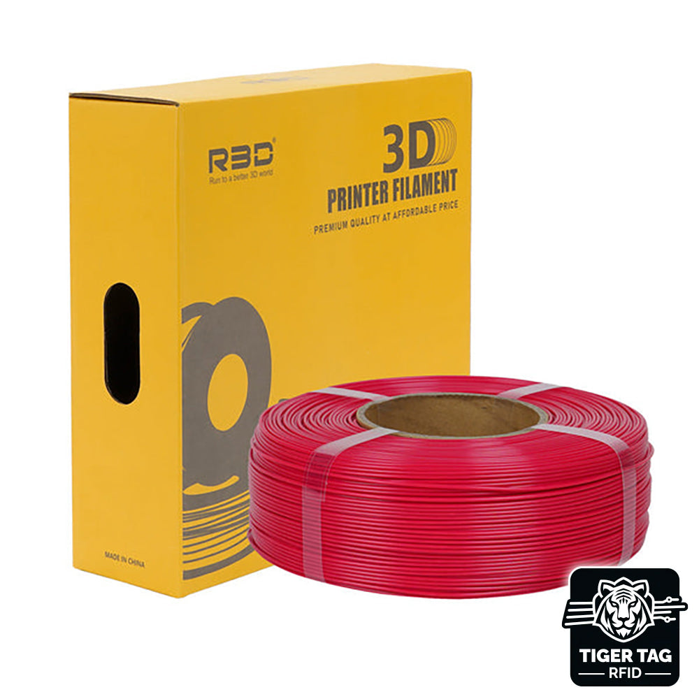 R3D - ABS+ - Rouge (Red) - 1,75 mm - 1 kg Refill avec RFID TigerTag