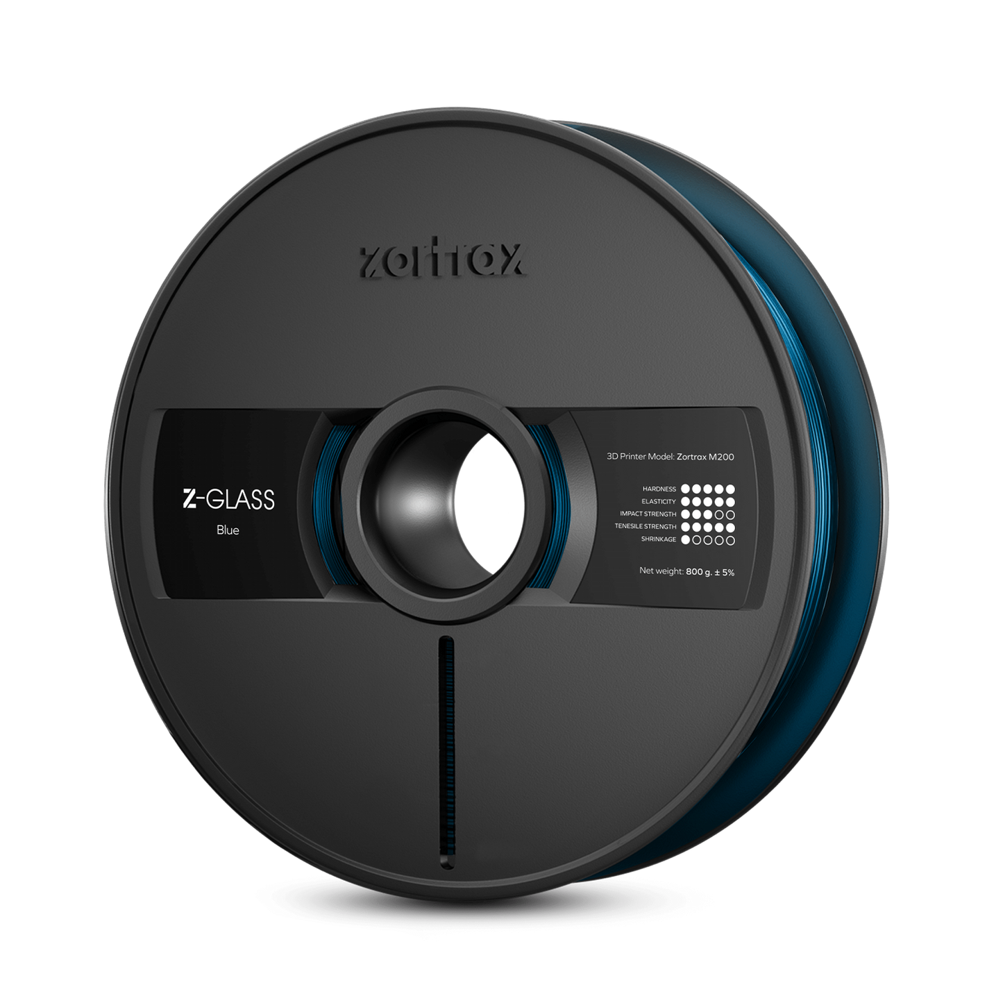 Zortrax - Z-GLASS - Bleu (Blue) - M300 / M300 Plus / M300 Dual - 1.75 mm - 2 Kg, Filament, Zortrax