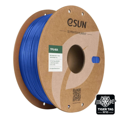 eSun - TPU-95A - Bleu (Blue) - 1,75 mm - 1 kg avec RFID TigerTag