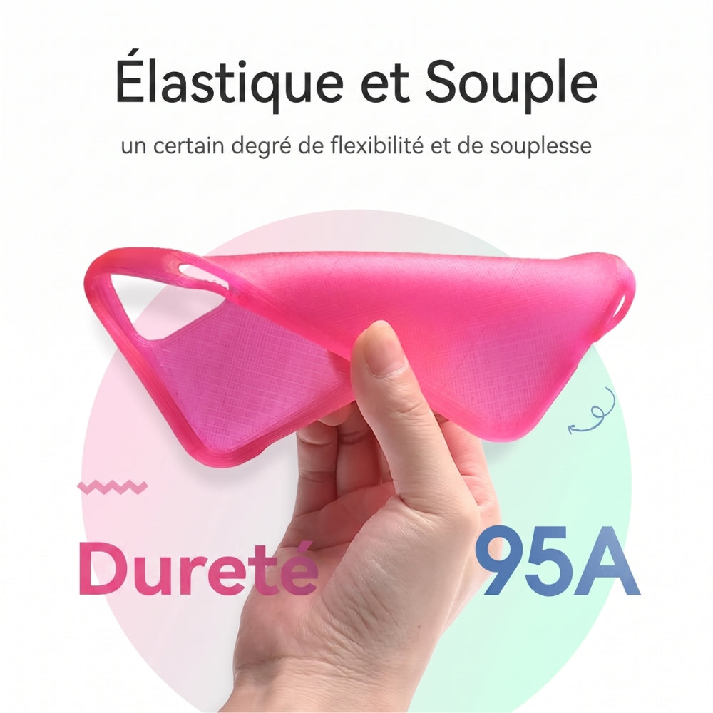 eSun - TPU-95A - Orange - 1,75 mm - 1 kg avec RFID TigerTag