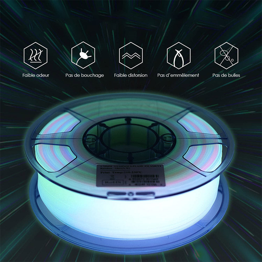 eSun - Luminous PLA - Luminous-Rainbow - 1,75 mm - 1 kg