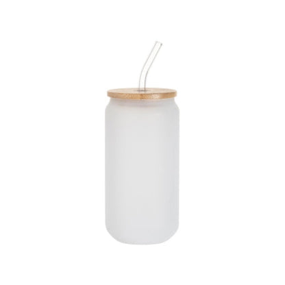 Craft Express - Verre Givré avec Paille et couvercle