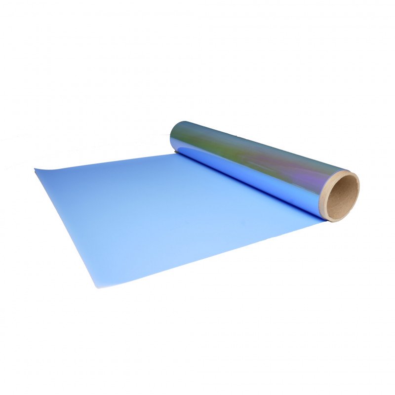 Chemica - Holograflex - Holographique Bleu Bleu - Feuille 30 cm x 20 cm