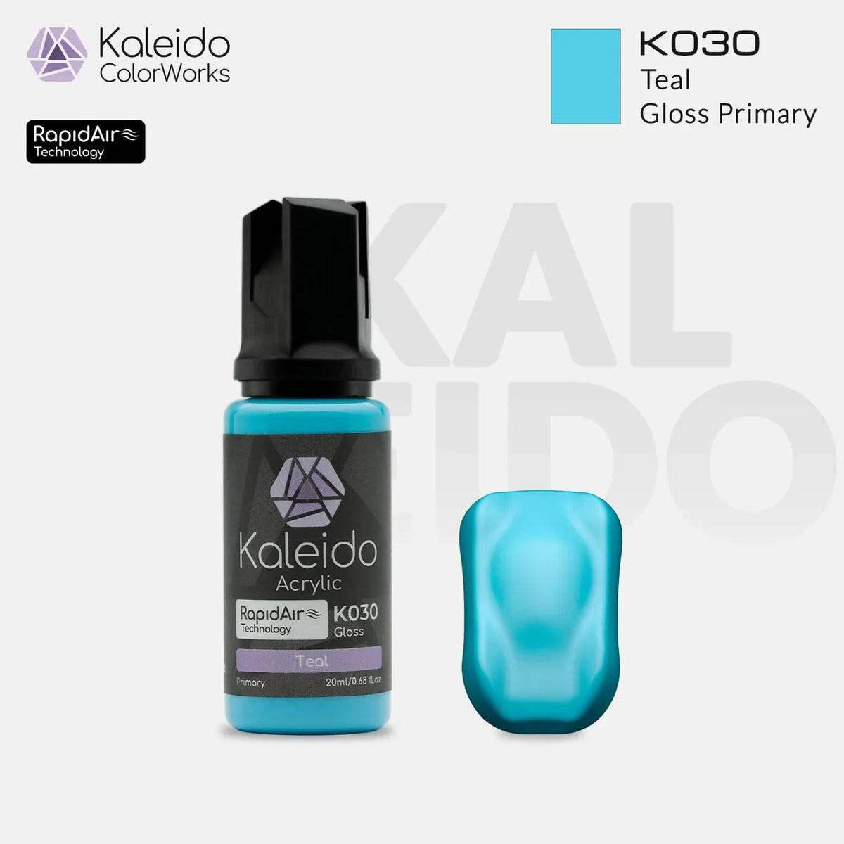 Kaleido ColorWorks - Gloss/Primary - Bleu Arctique (K030 Teal) - 20ml