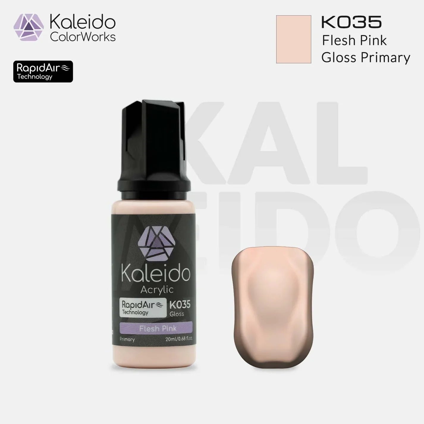Kaleido ColorWorks - Gloss/Primary - Peau Rose (K035 Flesh Pink) - 20ml