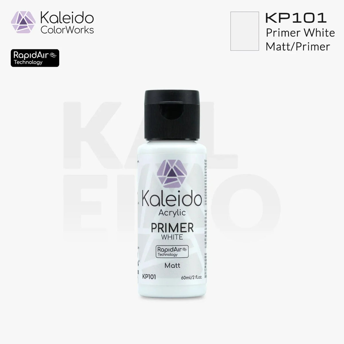 Kaleido ColorWorks - Matt/Primer - Blanc Mat (KP101 Primer White) - 60ml