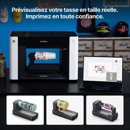 xTool - O1 Omni Printer Standard - Double Tête UV (Dual UV) - Imprimante UV 4-en-1