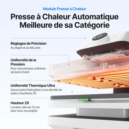 xTool - WonderPress - Presse à Chaud Automatique 3D