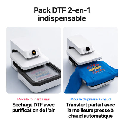 xTool - WonderPress - Presse à Chaud + Module Four de Création (Heat Press + Craft Oven Module)