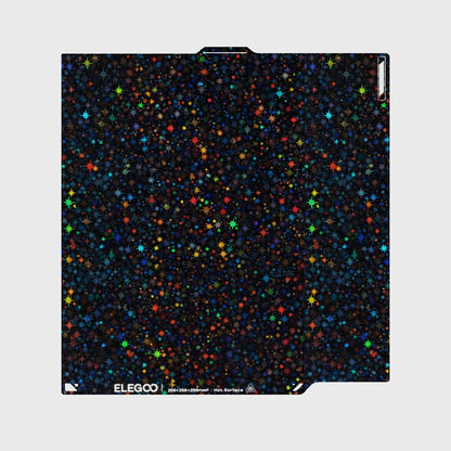Elegoo - Centauri Carbon - Plateau d'Impression Double Face - Surface Etoilée/PEI Texturé