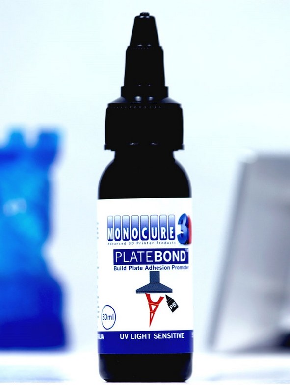 Monocure3D - Produit d'adhésion résine PlateBond, Accessoires Résine, Monocure3D