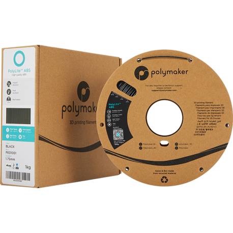 boite polymaker carton polylite abs noir black