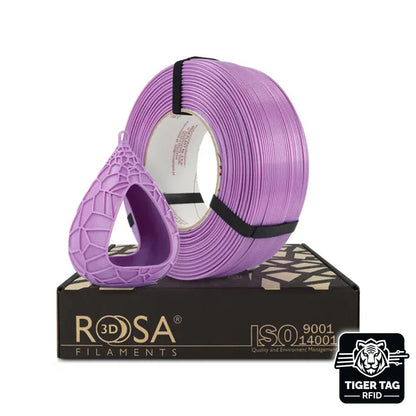 Rosa3D - PETG Standard HS - Lilas (Lilac) - 1,75 mm - 1 kg Refill avec RFID TigerTag