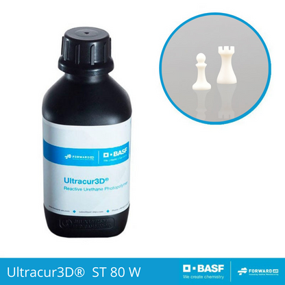 BASF - Ultracur3D ST 80 W - Blanc (White) - 1 kg