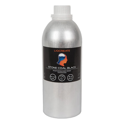 Liqcreate - Stone Coal Black (Noir) - 1kg, resines UV, LIQCREATE