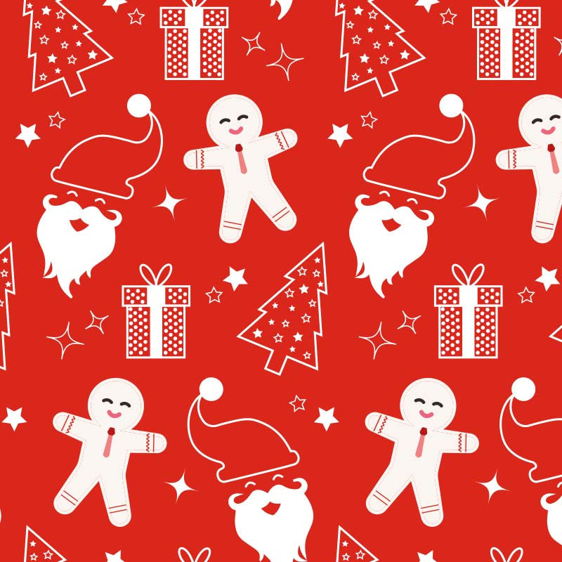 Chemica - Thermocollant - Pack 12 feuilles Noël - 20 x 30 cm