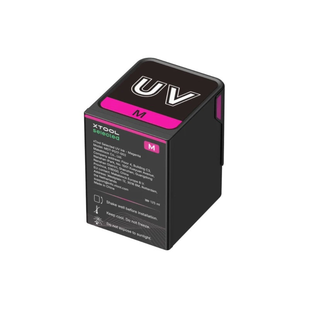xTool - Encre Textile UV - Magenta 125ml