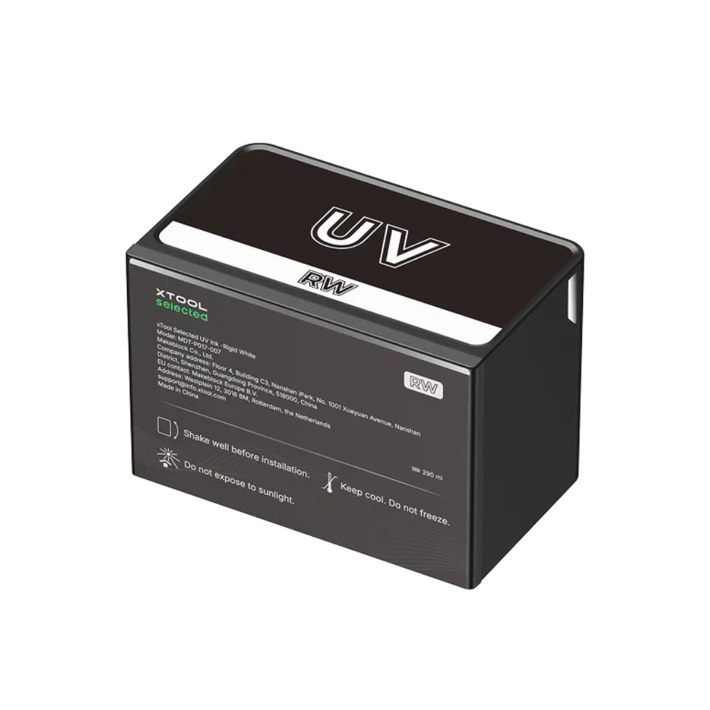 xTool - Encre Textile UV - Rigid White 290ml
