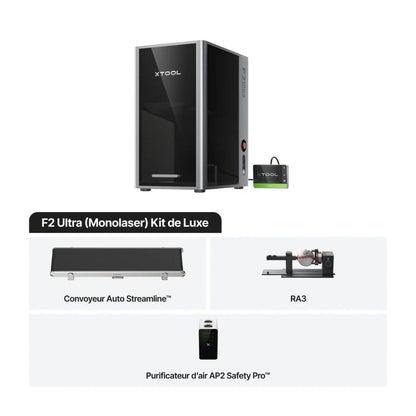 xTool - F2 Ultra - Laser MOPA 60W - Autonome - Kit de Luxe
