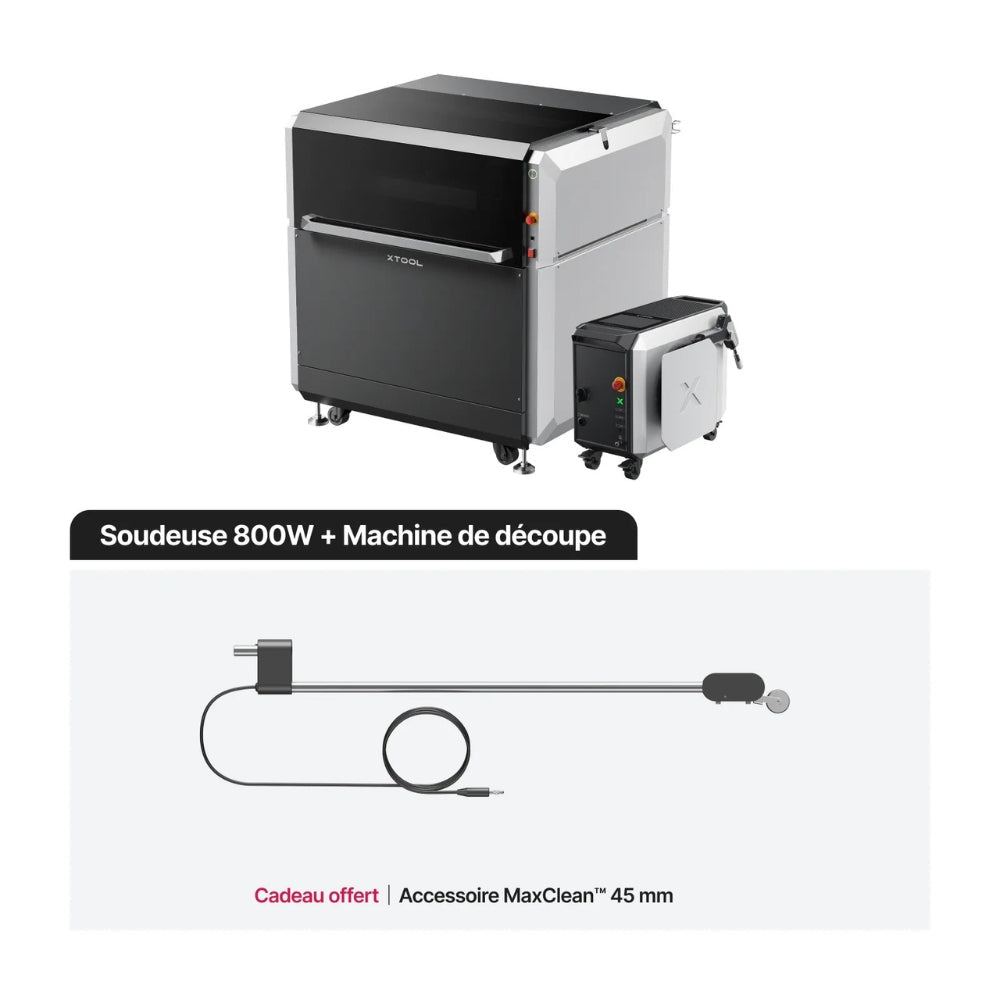 xTool - Machine de soudage laser 800W et Découpe CNC MetalFab