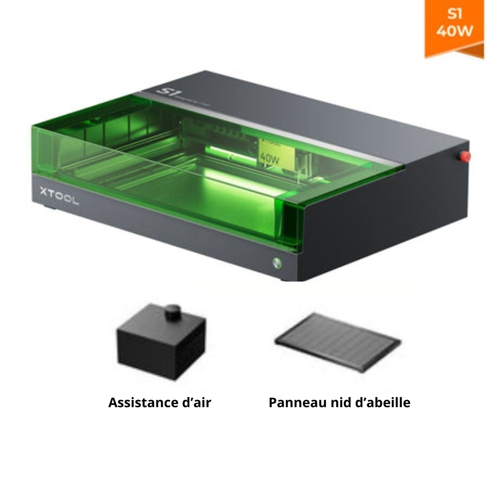xTool - S1 40 W - Kit de Base
