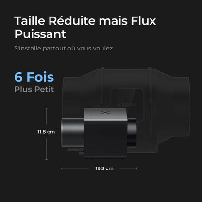 xTool - Série P/S/M/F/D - SafetyPro™ IF2 - Ventilateur de Conduits